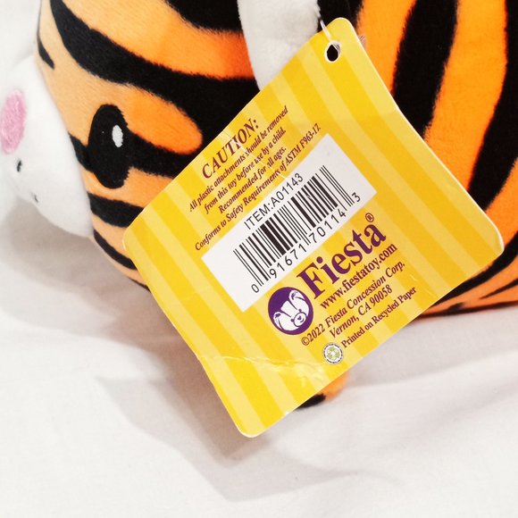 Tiger Vernon Lil' Huggy Plush Stuffed Animal Toy Fiesta 2022 5" Wild Cat - Picture 7 of 12